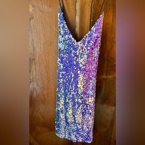 Size 3 - glitter dress- good condition